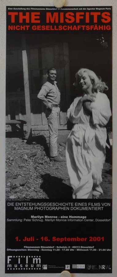 The Misfits original release german exhibition poster